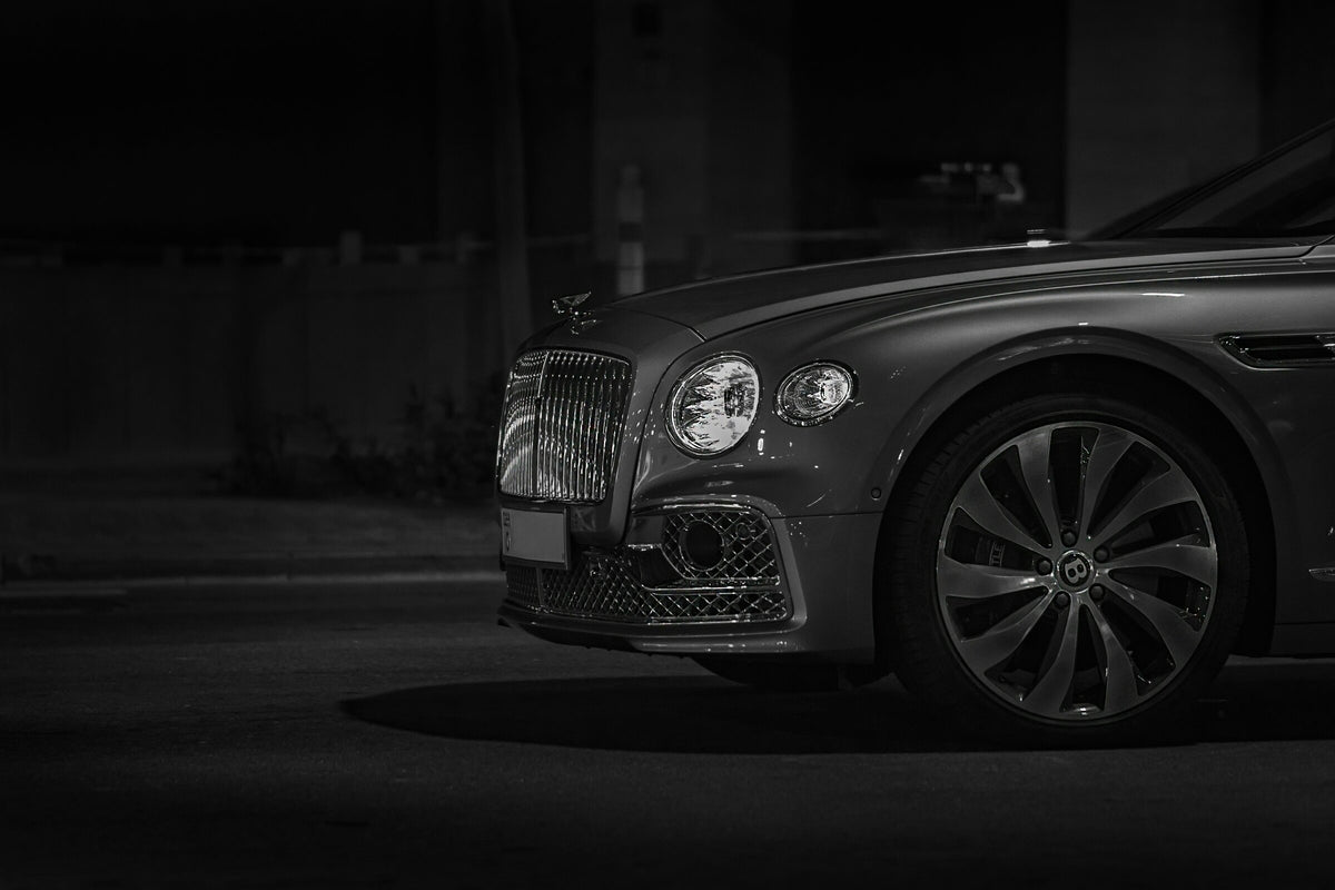 Chauffeur-driven car for a wedding